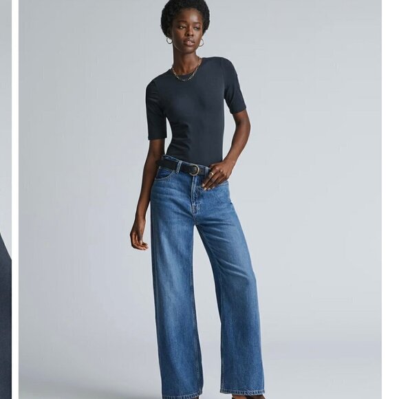 Everlane | The Short-Sleeve Crew Neck Bodysuit - Picture 4 of 8